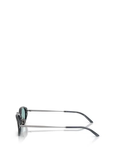 Giorgio Armani Geometric-frame Sunglasses In Black