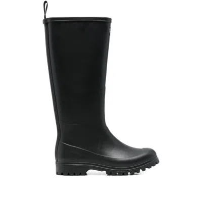 Superga Rubber Rain Boots In Black