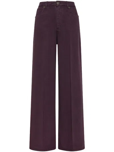 Cruna Taylor Five-pockets Trousers In Red