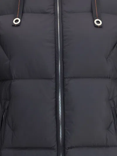 Parajumpers Janet Hooded Down Jacket In Black