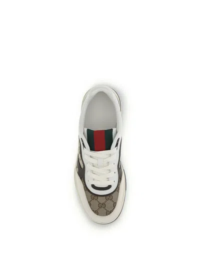 Gucci Men Re-web Sneakers In Multi