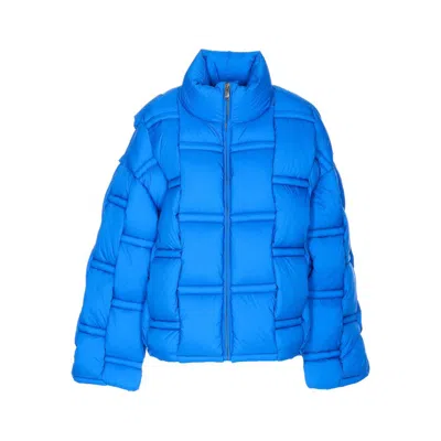 Raxxy High-neck Padded Jacket In Blue