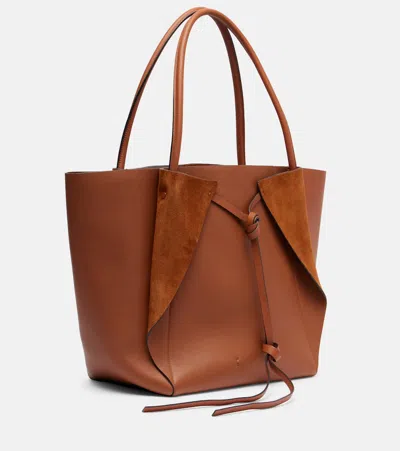Gabriela Hearst Marija Tote Bag In Cognac Nappa Leather In Brown