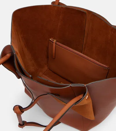 Gabriela Hearst Marija Tote Bag In Cognac Nappa Leather In Brown