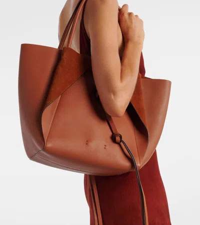 Gabriela Hearst Marija Tote Bag In Cognac Nappa Leather In Brown