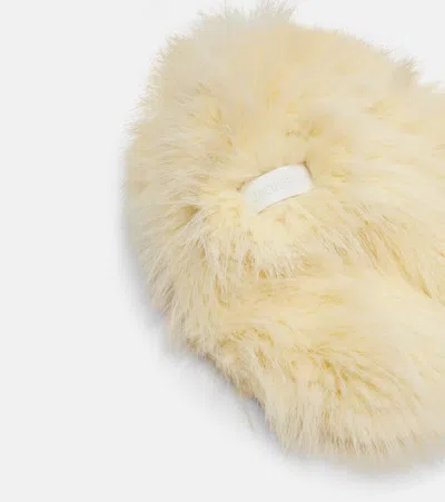Jacquemus Grande Chapka Voluminous Faux-fur Headpiece In Neutral