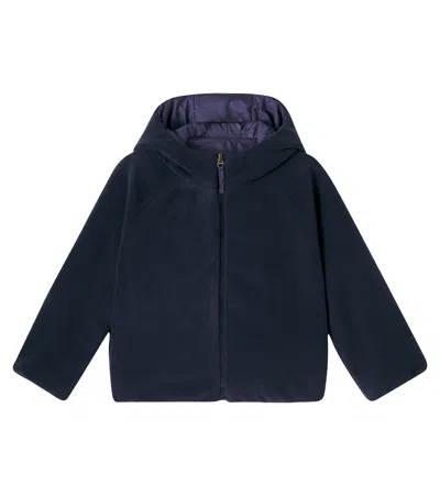 Il Gufo Hooded Jacket In Blue