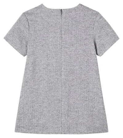 Il Gufo Wool-blend Dress In Gray