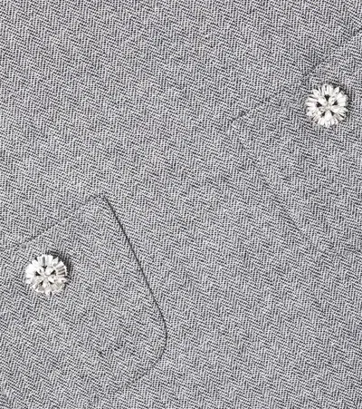 Il Gufo Wool-blend Dress In Gray