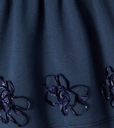 Il Gufo Baby Cotton-blend Dress In Blue