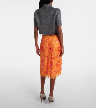 Gucci Mohair-blend Polo Sweater In Gray