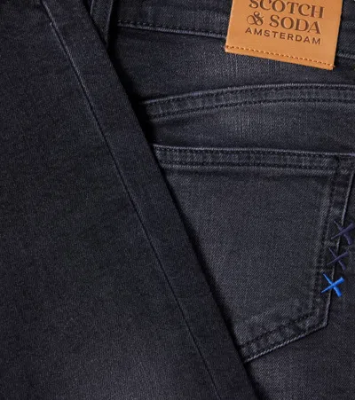 Scotch & Soda Dean Straight Jeans In Black