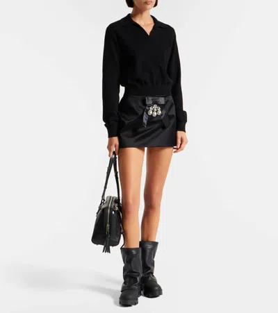 Dolce & Gabbana Dolce&gabbana Women Ankle Boot In Rubber And Leather In Black