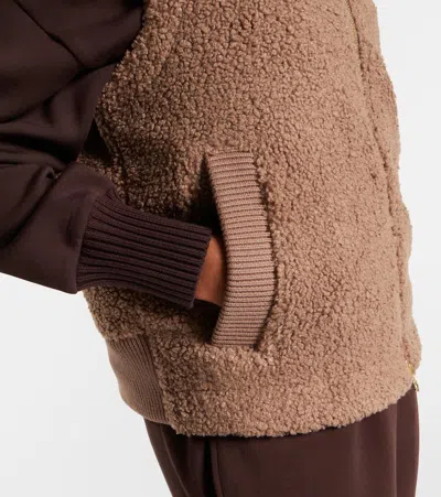 Varley Aspen Funnel-neck Gilet In Brown