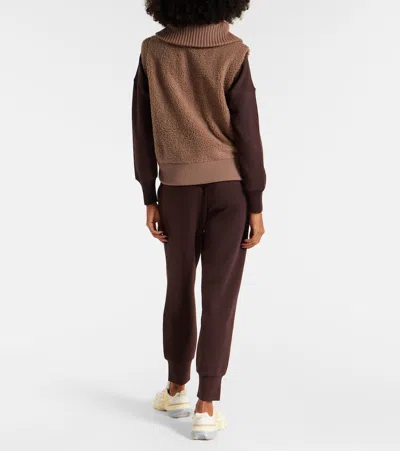 Varley Aspen Funnel-neck Gilet In Brown