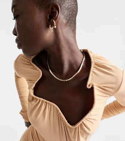 Anita Ko Bunny 18kt Gold Necklace With Diamonds In Gold