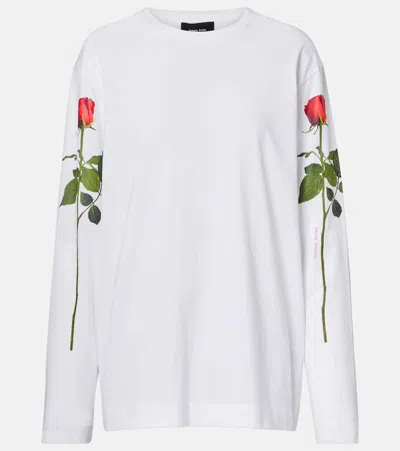 Simone Rocha Printed Cotton Jersey T-shirt In Multi