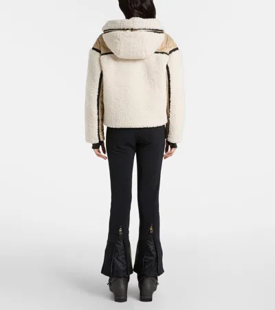 Bogner Kora Combo Teddy Ski Jacket In Animal Print