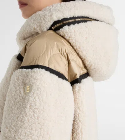 Bogner Kora Combo Teddy Ski Jacket In Animal Print