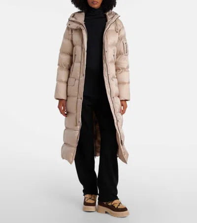 Bogner Jonna Quilted Ripstop Down Coat In Neutral