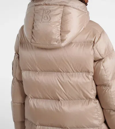 Bogner Jonna Quilted Ripstop Down Coat In Neutral