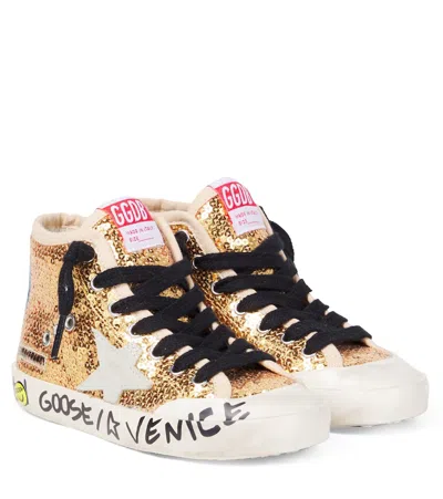 Golden Goose Francy Penstar Sequined Sneakers In Multi
