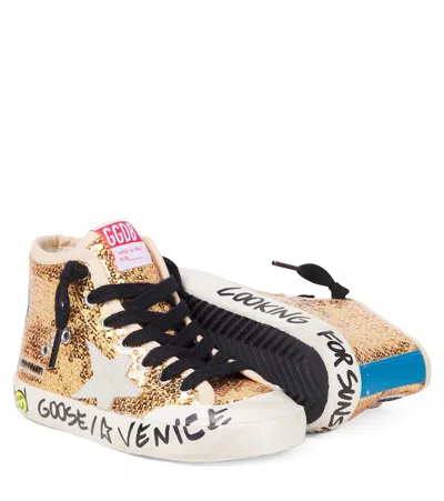 Golden Goose Francy Penstar Sequined Sneakers In Multi