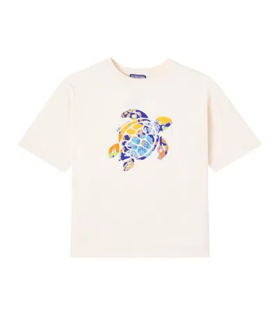 Vilebrequin Printed Cotton Jersey T-shirt In Neutral