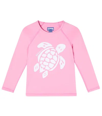 Vilebrequin Printed Rashguard Top In Pink