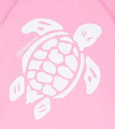 Vilebrequin Printed Rashguard Top In Pink