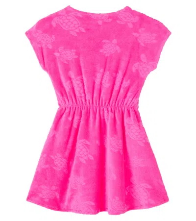Vilebrequin Jacquard Cotton Terry Dress In Pink