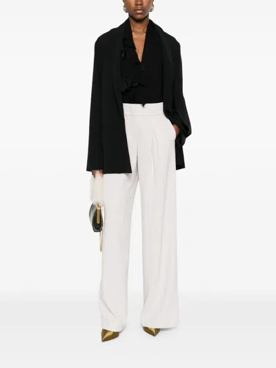 Alberta Ferretti Tailored Black Jacket With Boxy Silhouette In Black