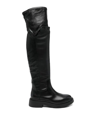 Ash Maxim Over-the-knee Boots In Black