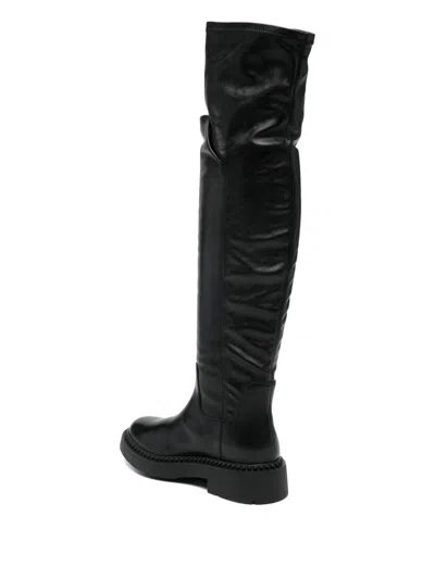 Ash Maxim Over-the-knee Boots In Black
