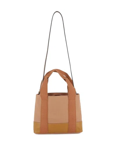 Chloé Kids Logo-print Panel Tote Bag In Multi