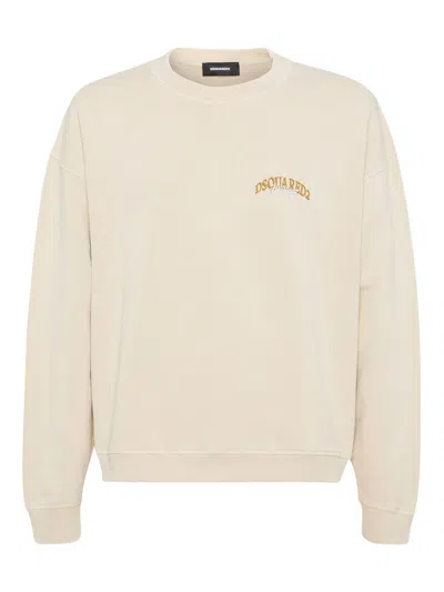 Dsquared2 Dsquared Men Sweatshirt With Logo In Neutral