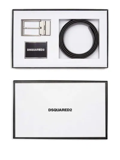 Dsquared2 4-in-1 Belt Gift Box In Black