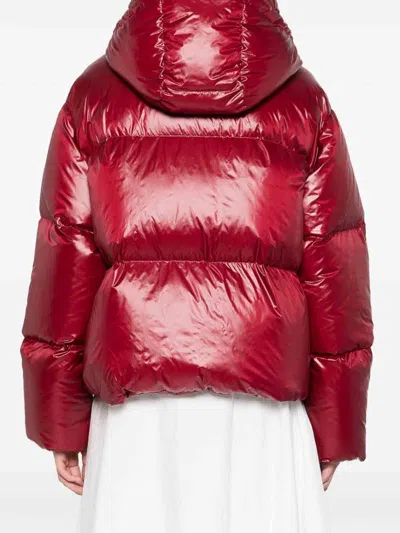 Fay Structured Fit Minimalist Jacket With Classic Silhouette In Red