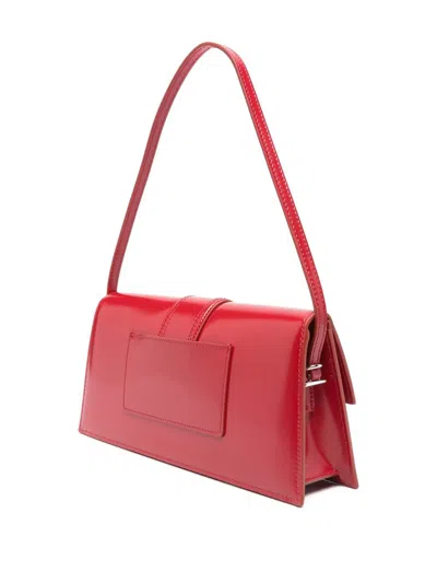 Jacquemus La Petite Pochette Rond C Shoulder Bag In Red