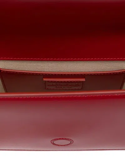 Jacquemus La Petite Pochette Rond C Shoulder Bag In Red