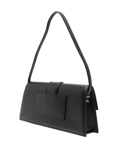 Jacquemus Le Bambino Long In Smooth Leather Bags In Black