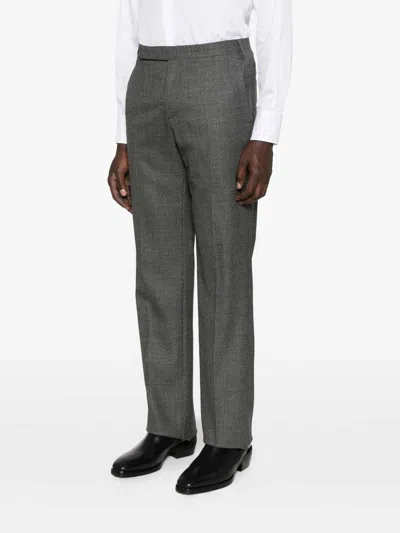 Lardini Pressed-crease Trousers In Gray