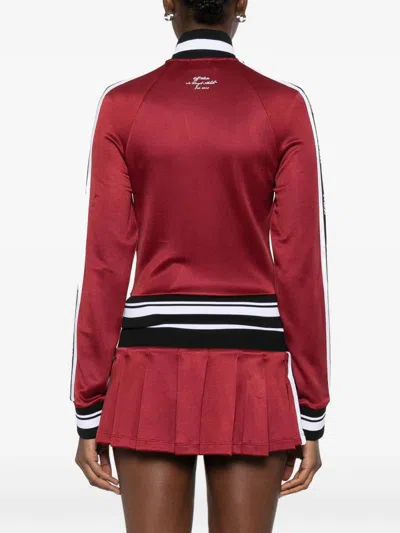 Off-white Serena Track Jacket Contrast Trim In Red