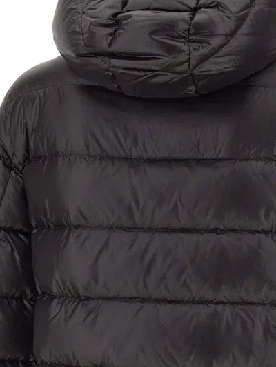 Peuterey Classic Black Tailored Coat With Minimalist Design In Black