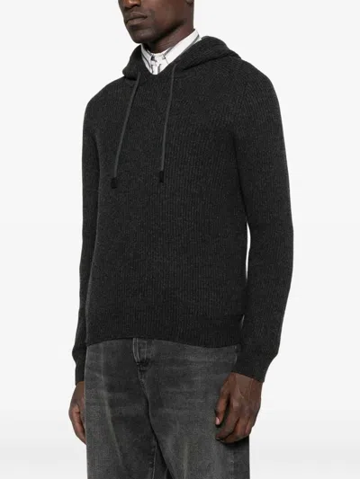 Tagliatore Dark Grey Sweater In Gray