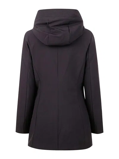 Woolrich Firth Parka In Tech Softshell In Black