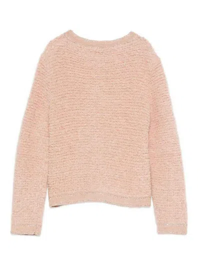 D Exterior Knitted Cardigan With Decorative Buttons In Neutral