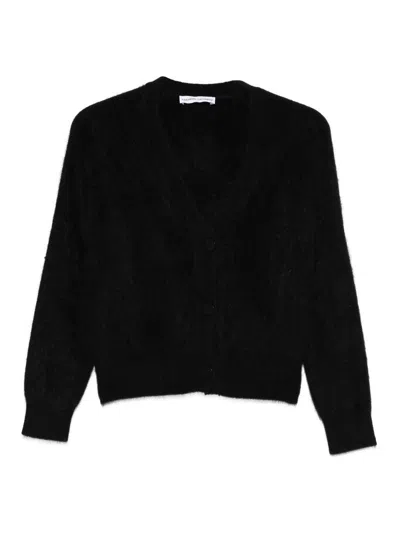 Tabaroni Cashmere Cashmere Sweater With Classic Round Neckline In Black