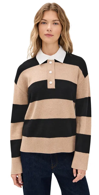 Rails Paxton Cashmere-blend Rugby Sweater In Pattern