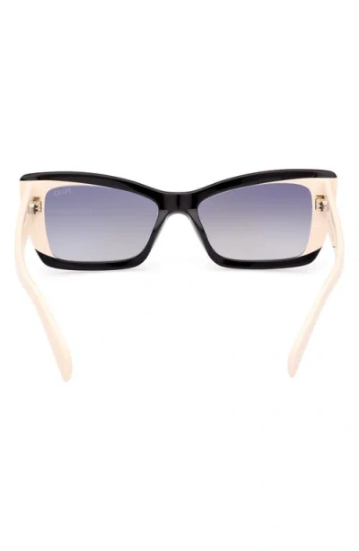 Pucci Emilio  54mm Gradient Geometric Sunglasses In Pink